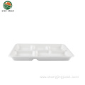 Natural Eco Friendly Pulp Biodegradable 5 Compartment Trays